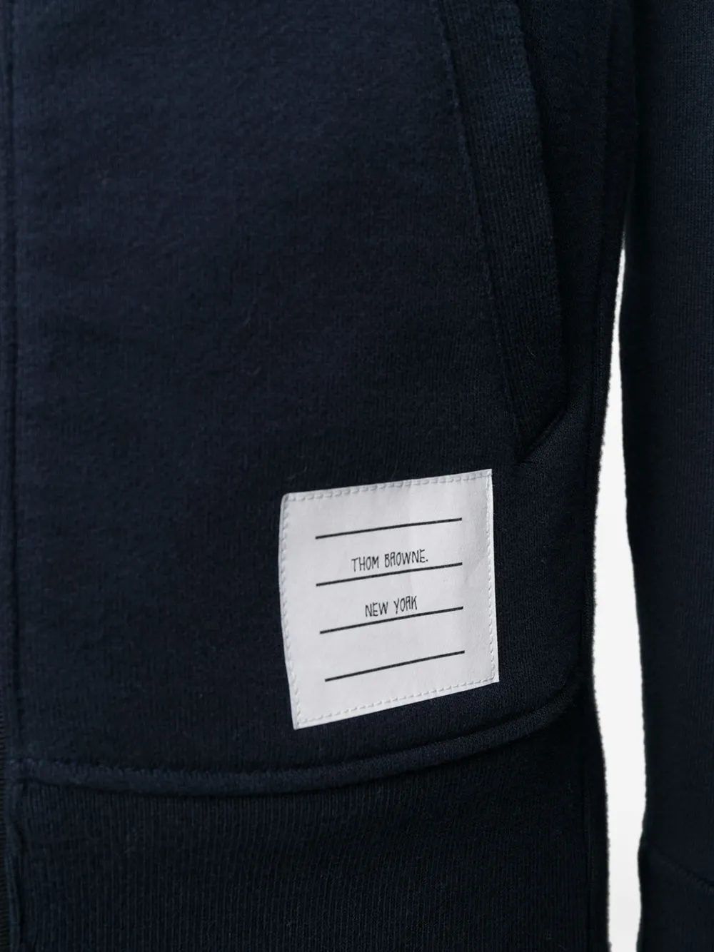 Thom Browne stripe-detailed zip-fastening hoodie | Hoodies | Image 2