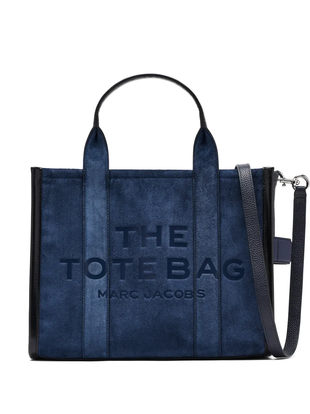 Marc Jacobs medium suede tote bag - Blu