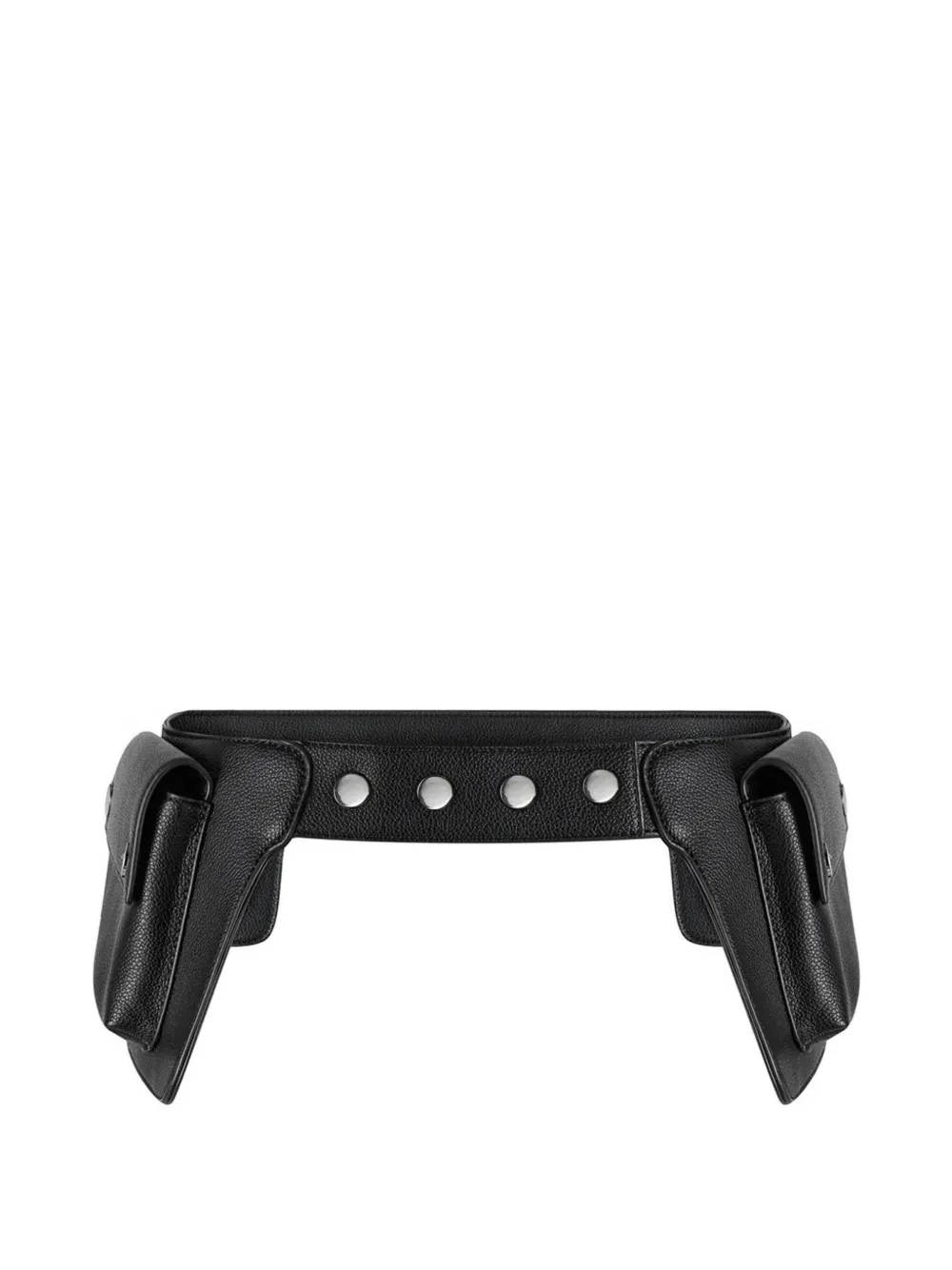 Manière De Voir front-pockets cargo belt bag - Zwart