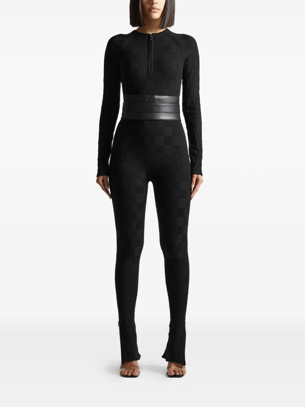 Manière De Voir Tuta intera con cintura - Nero