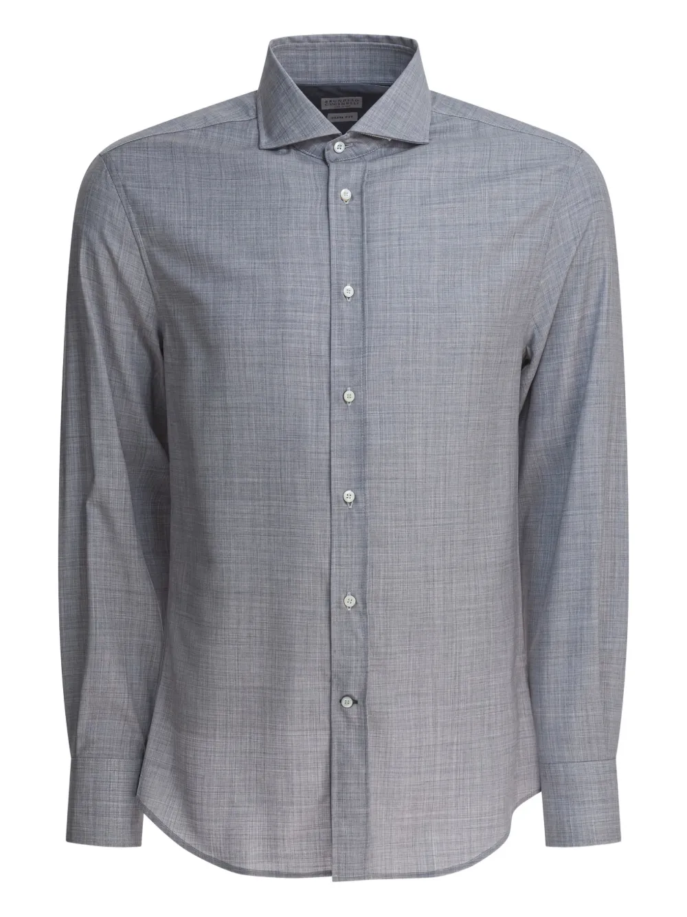 Brunello Cucinelli buttoned shirt | Grey | Image 1