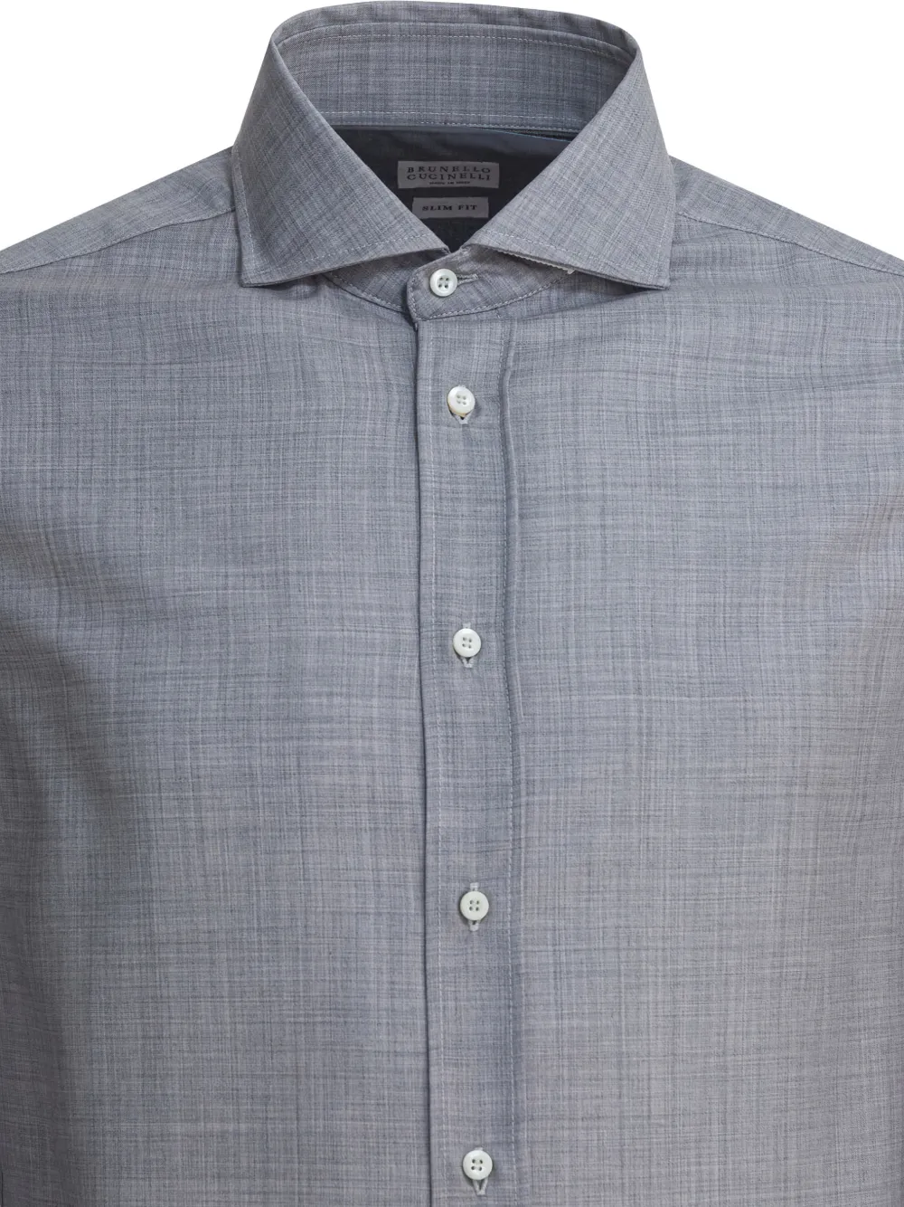 Brunello Cucinelli buttoned shirt Grijs