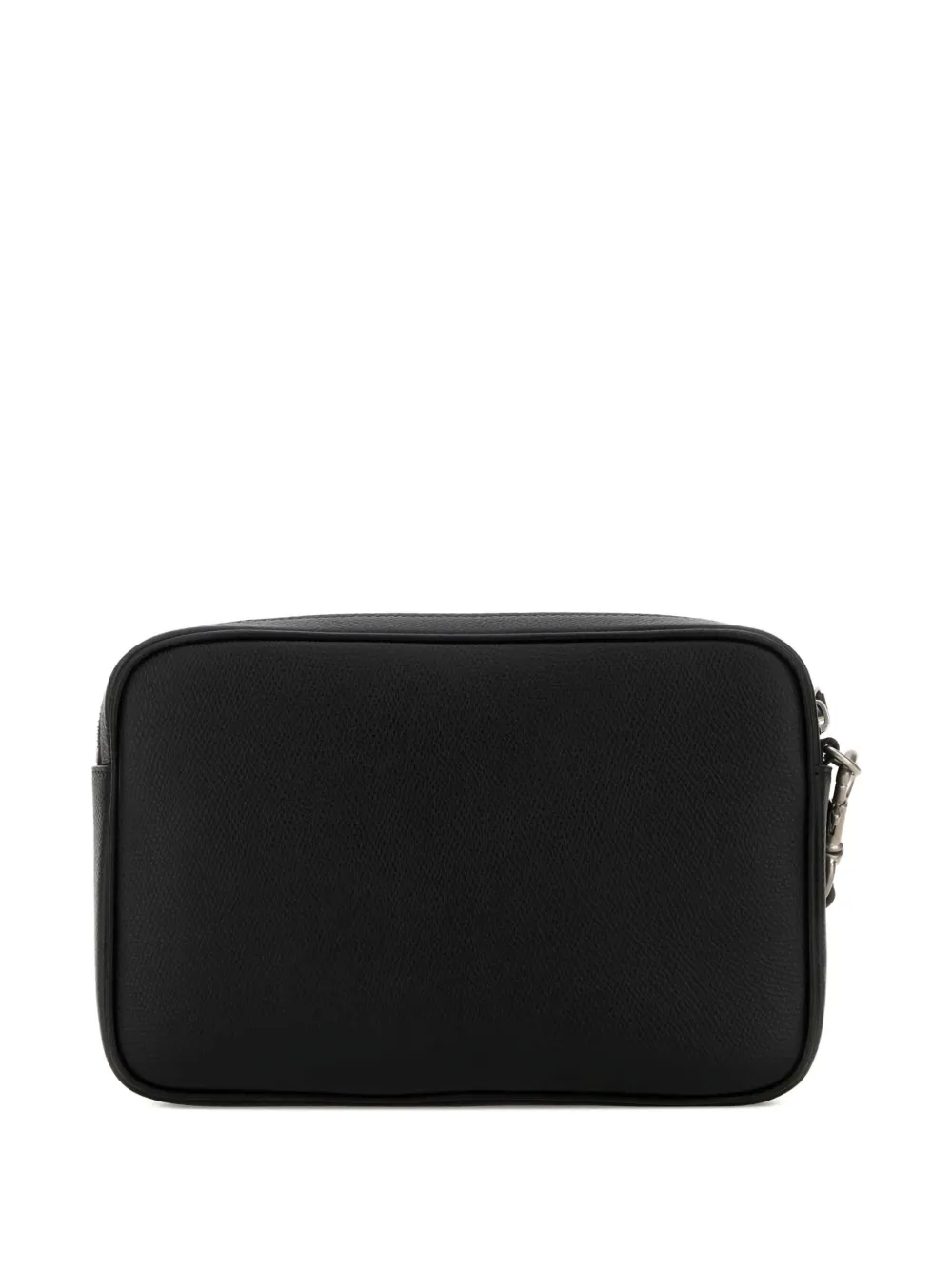 Valentino Garavani VLogo leather clutch - Zwart