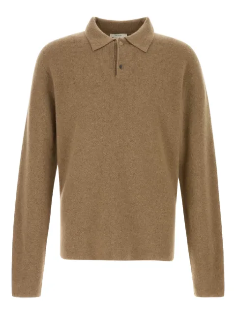 The Row cashmere polo shirt
