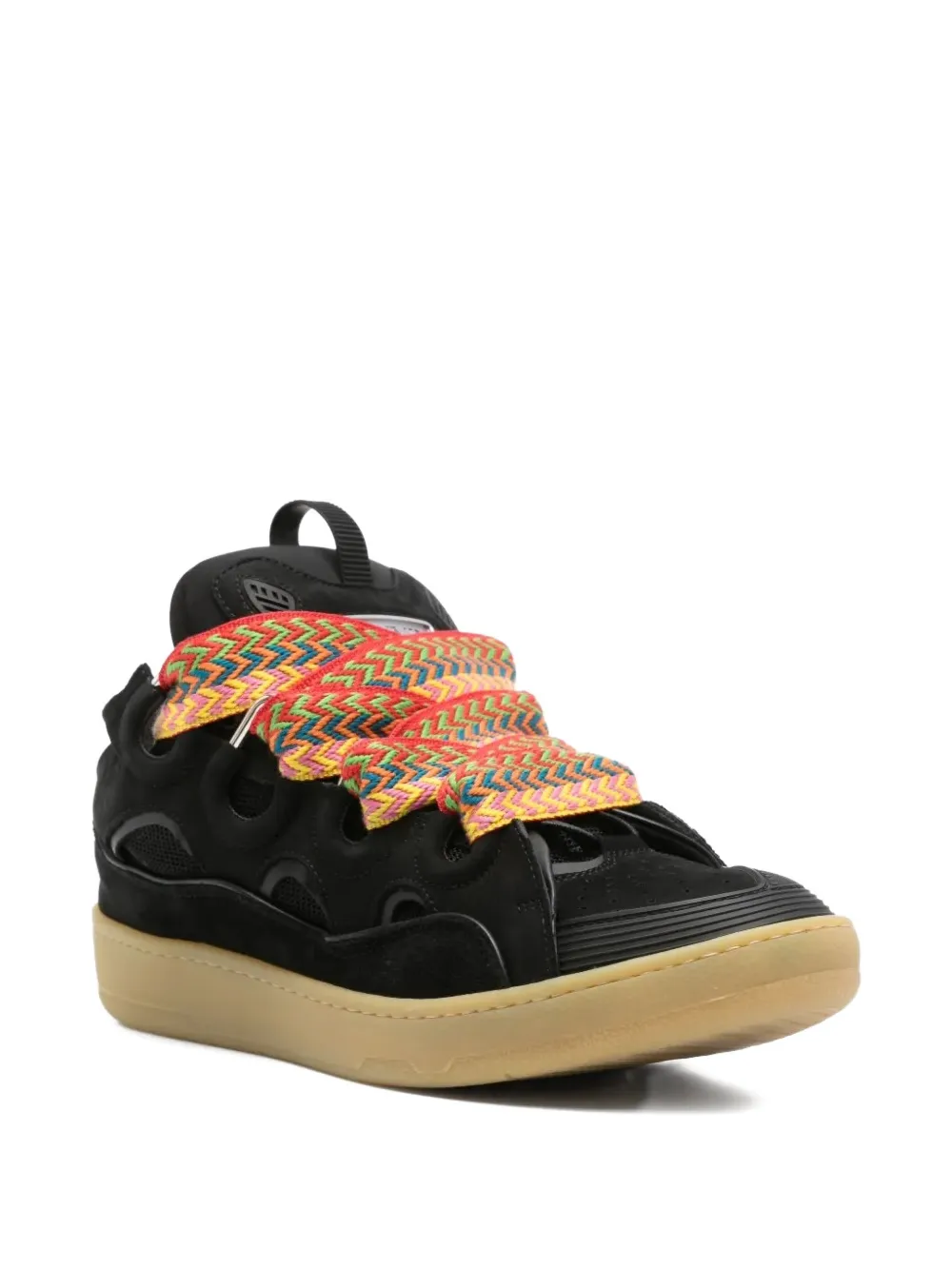 Lanvin lace-up sneakers Zwart
