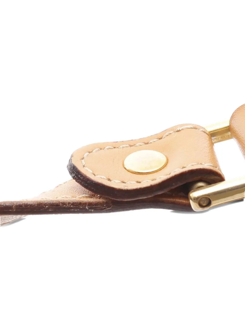 Pre-owned Celine 20th Century Macadam Coated Canvas Crossbody Bag In Brown