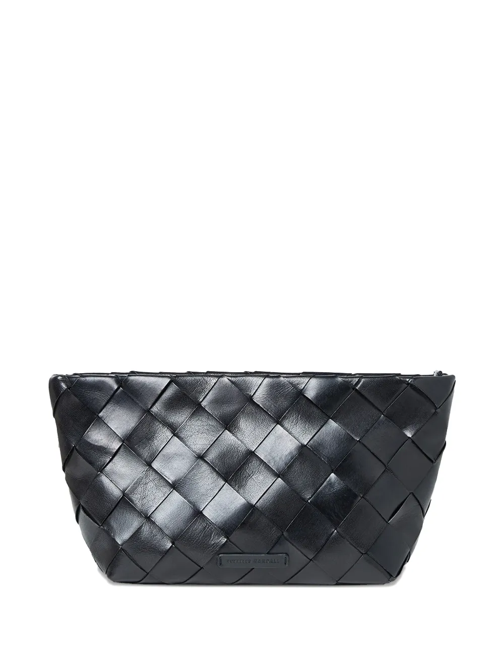 Loeffler Randall Melina woven clutch bag - Nero