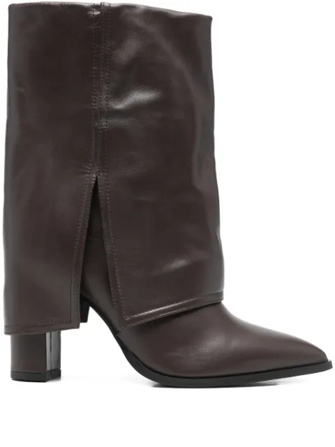 Gisel Moire Ducie pointed boots