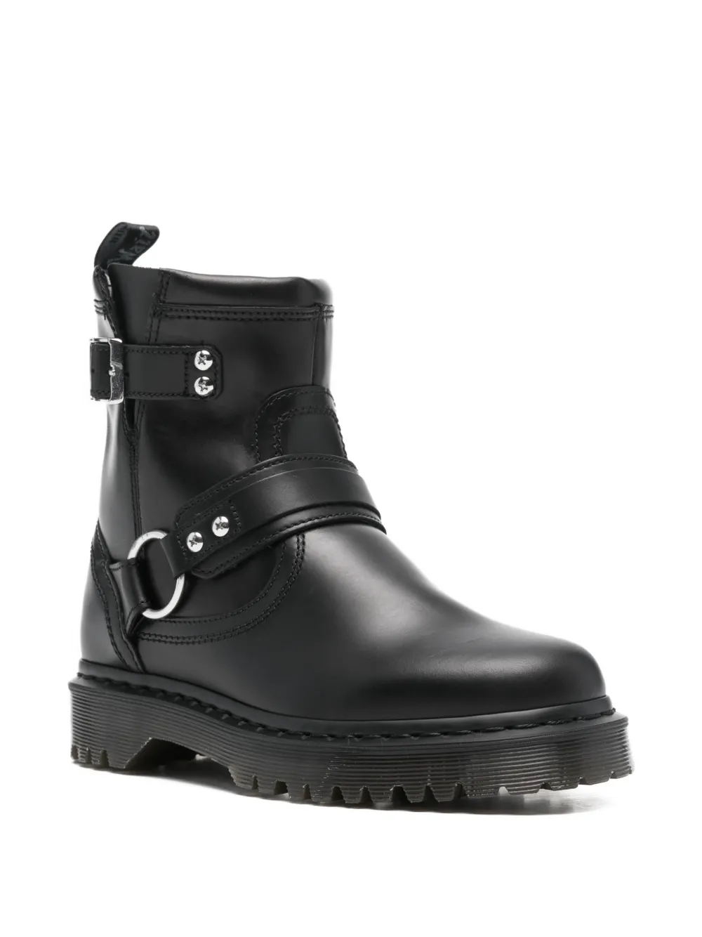 Dr. Martens enkellaarzen met gesp Zwart