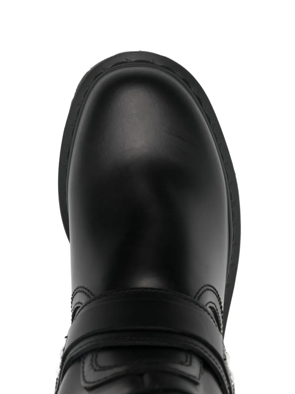 Dr. Martens enkellaarzen met gesp Zwart