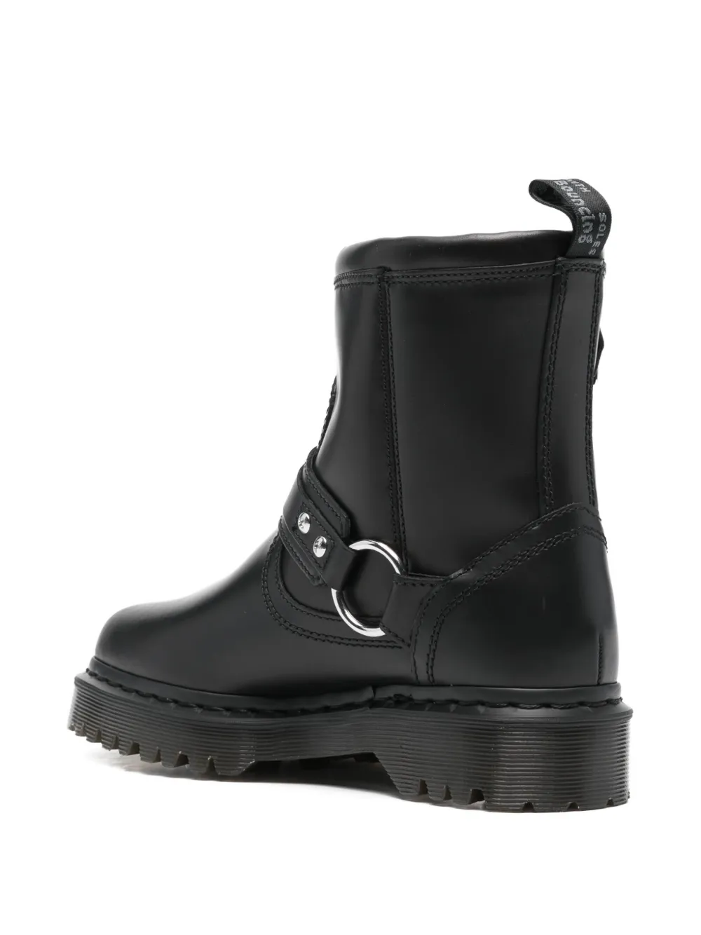 Dr. Martens enkellaarzen met gesp Zwart