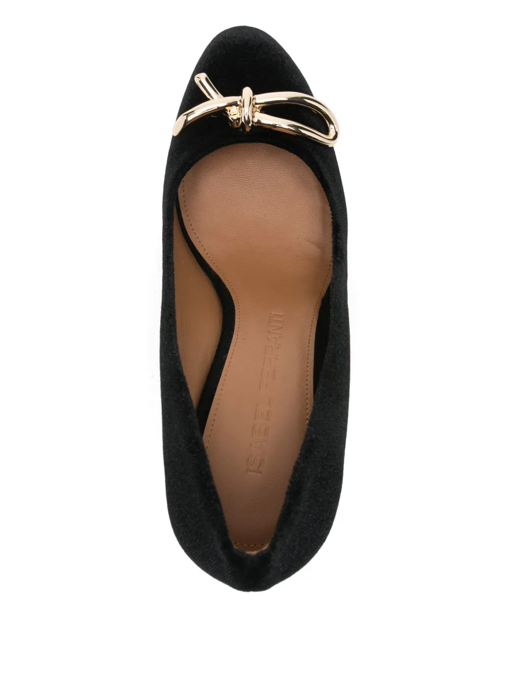 Isabel Ferranti Metal-detail Pumps In Black