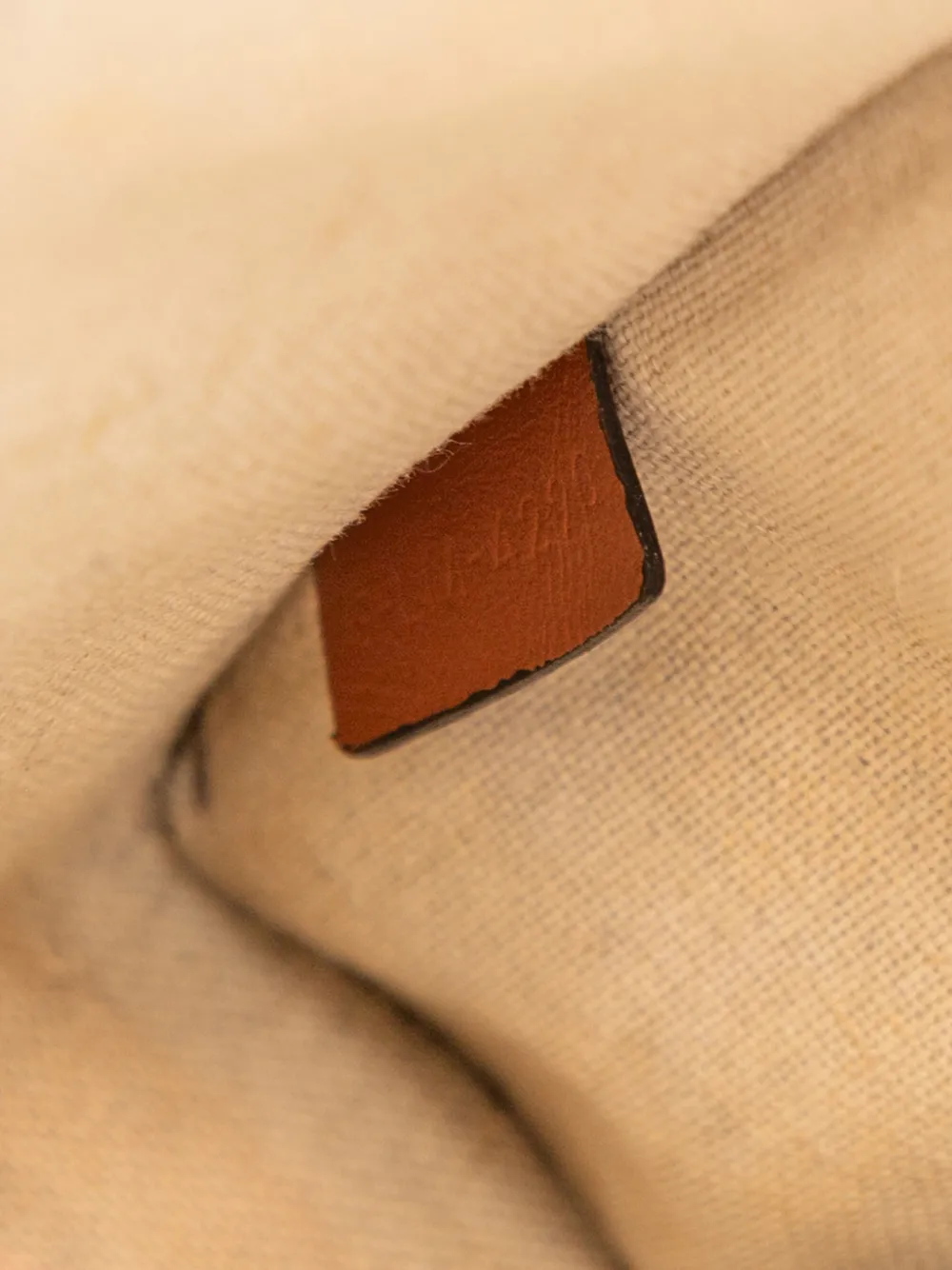 CELINE Pre-owned 2020 Mini Canvas St Tropez Vertical Cabas Tote Satchel In Brown