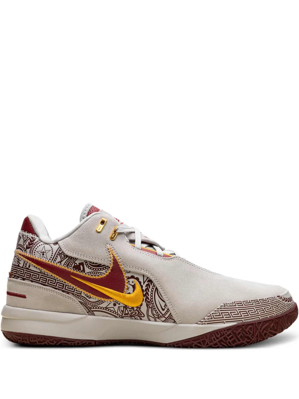 Nike LeBron NXXT Gen AMPD EP printed low-top sneakers - Toni neutri