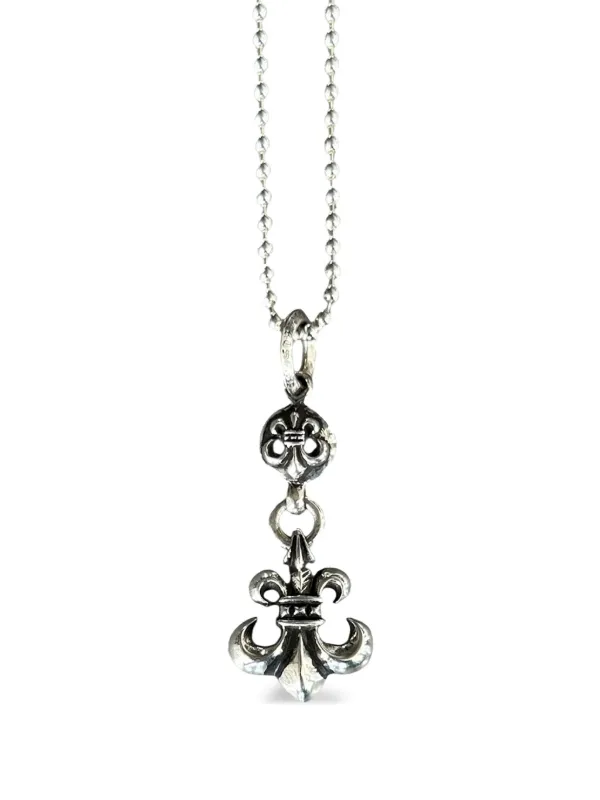 クロムハーツ Fluer ペンダント Chrome Hearts Fleur ball-pendant Necklace | Silver | FARFETCH