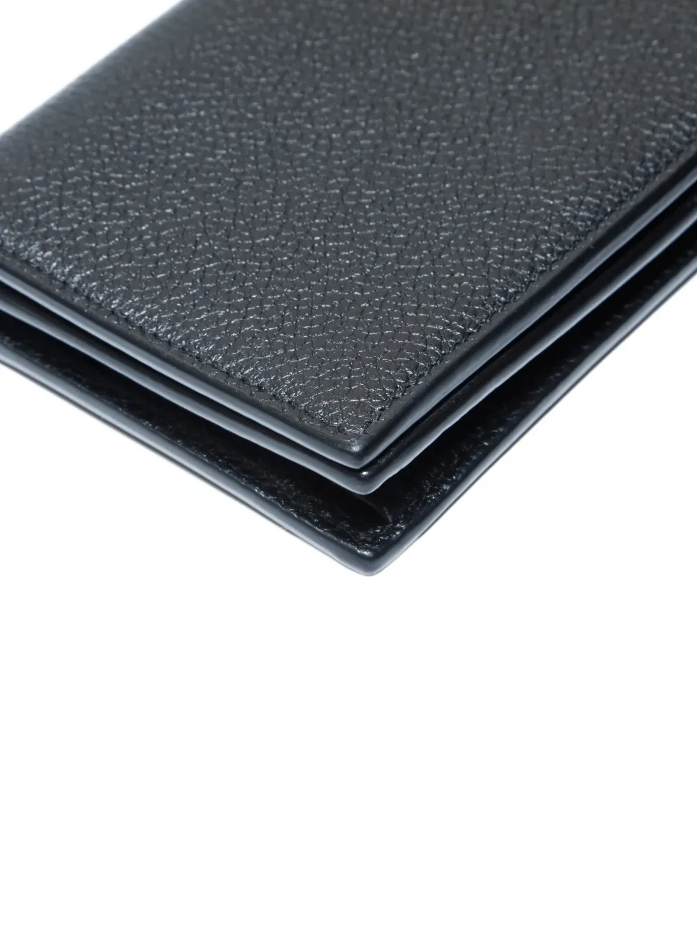 SAINT LAURENT Pre-owned 2020s Logo-debossed Cardholder In Black