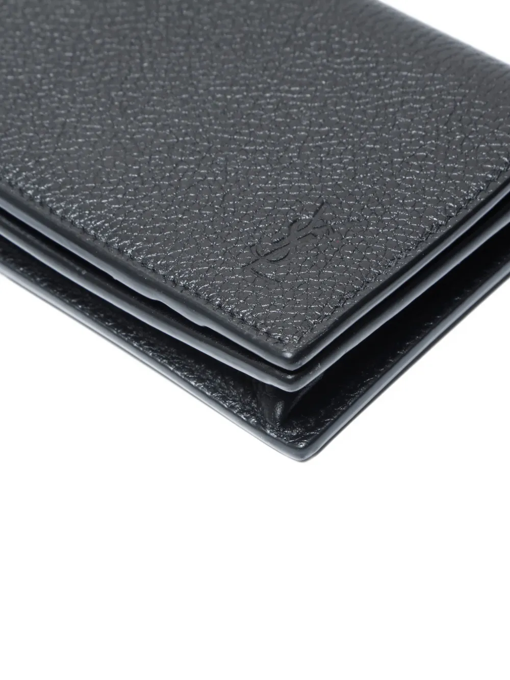 SAINT LAURENT Pre-owned 2020s Logo-debossed Cardholder In Black