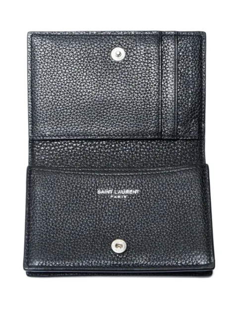 Saint Laurent Pre-Owned 2020s logo-debossed cardholder