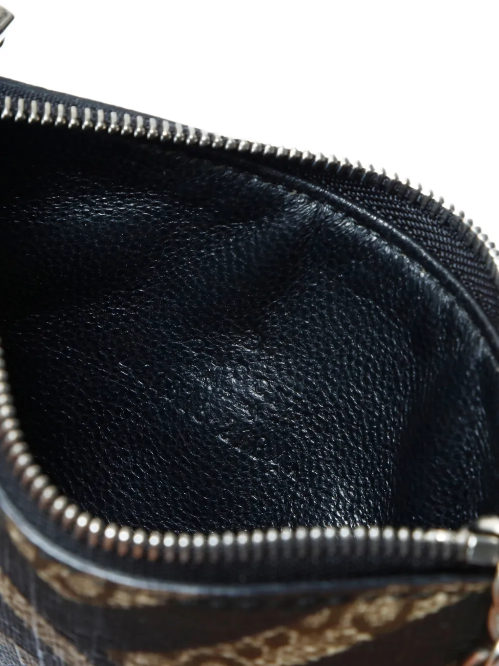 Pre-owned Gucci 2020-2025 Kaleido Coin Purse In Gray