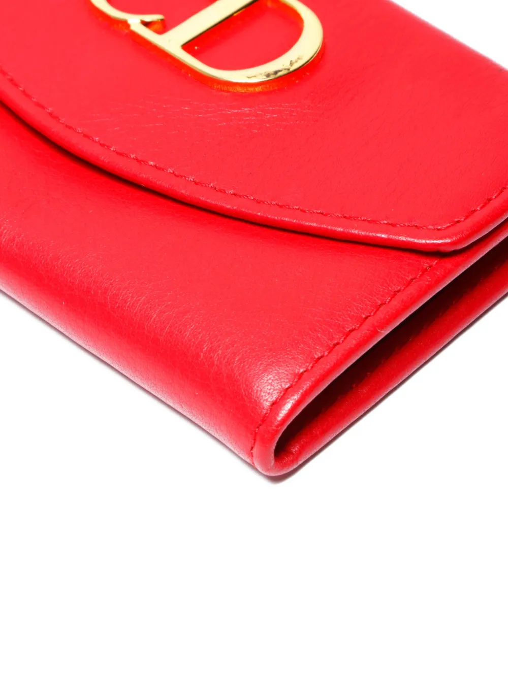 Pre-owned Dior 2000s Cd Keycase In Red