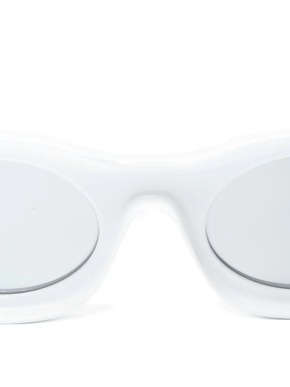 LOEWE Pre-owned 2020s X Paula's Ibiza Square Sunglasses In White