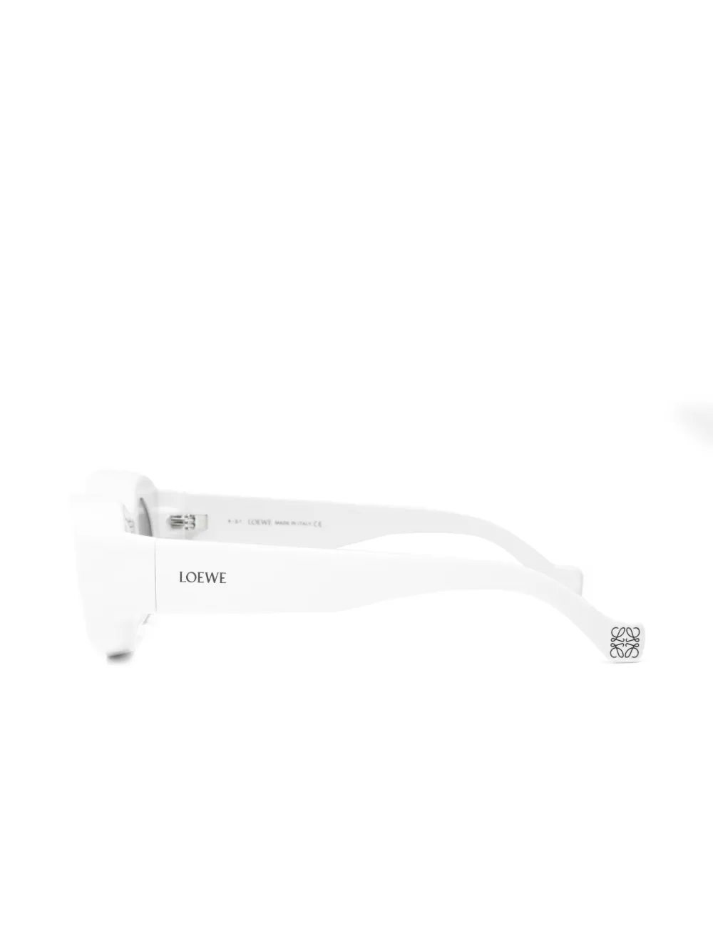 LOEWE Pre-owned 2020s X Paula's Ibiza Square Sunglasses In White
