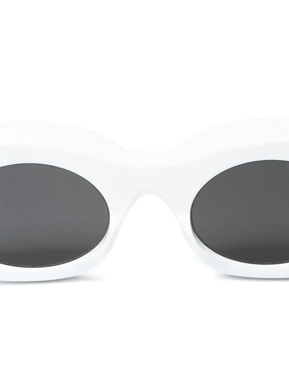 LOEWE Pre-owned 2020s X Paula's Ibiza Square Sunglasses In White