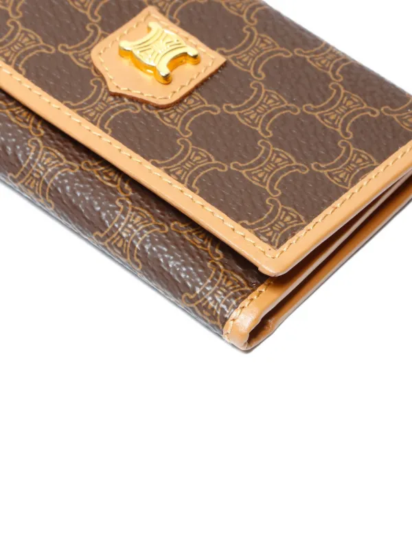 Celine Pre-Owned 1990-2000 Macadam Key Case | Brown | FARFETCH NO