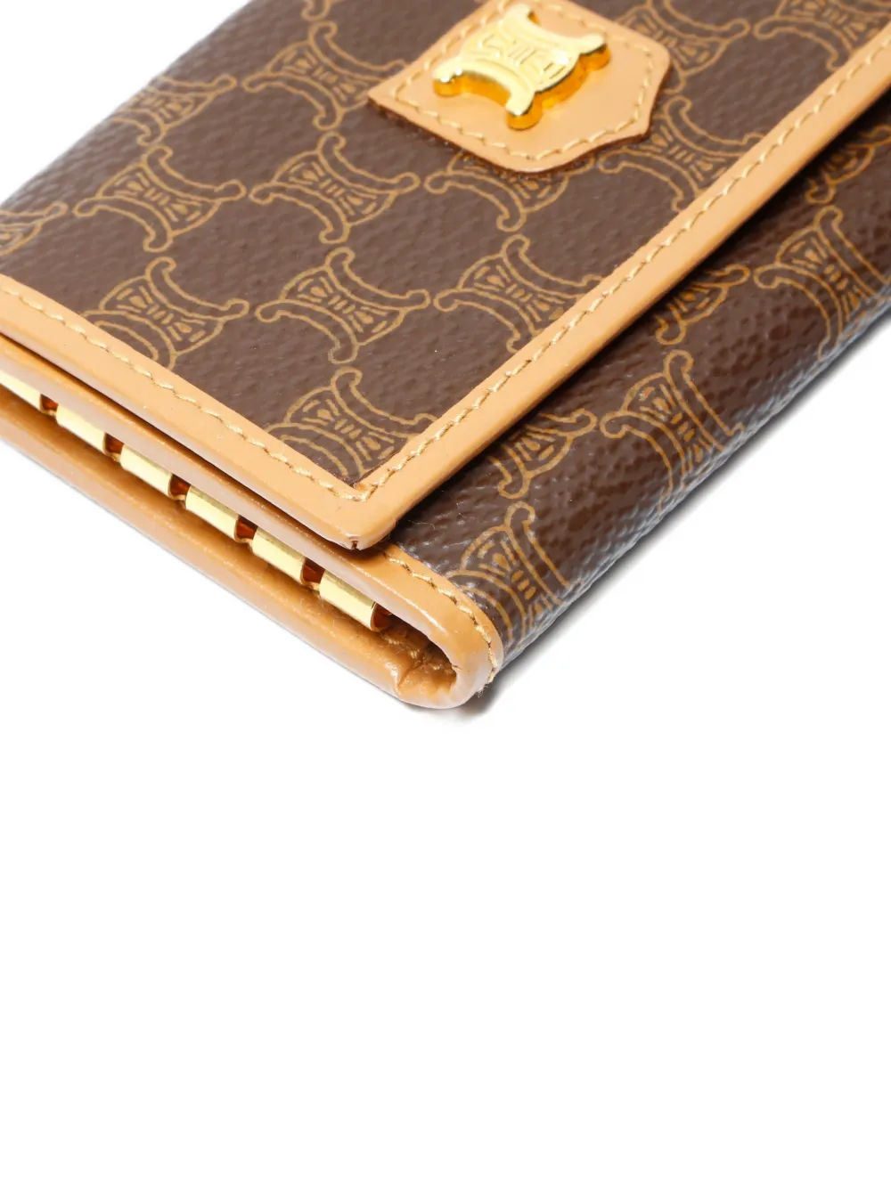 CELINE Pre-owned 1990-2000 Macadam Key Case In Brown