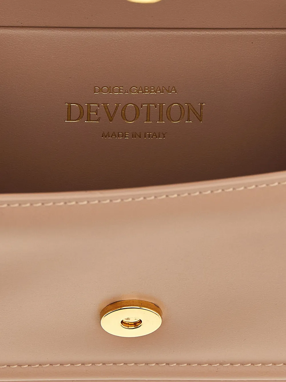 Dolce & Gabbana Sacred Heart Devotion Shoulder Bag In Neutral