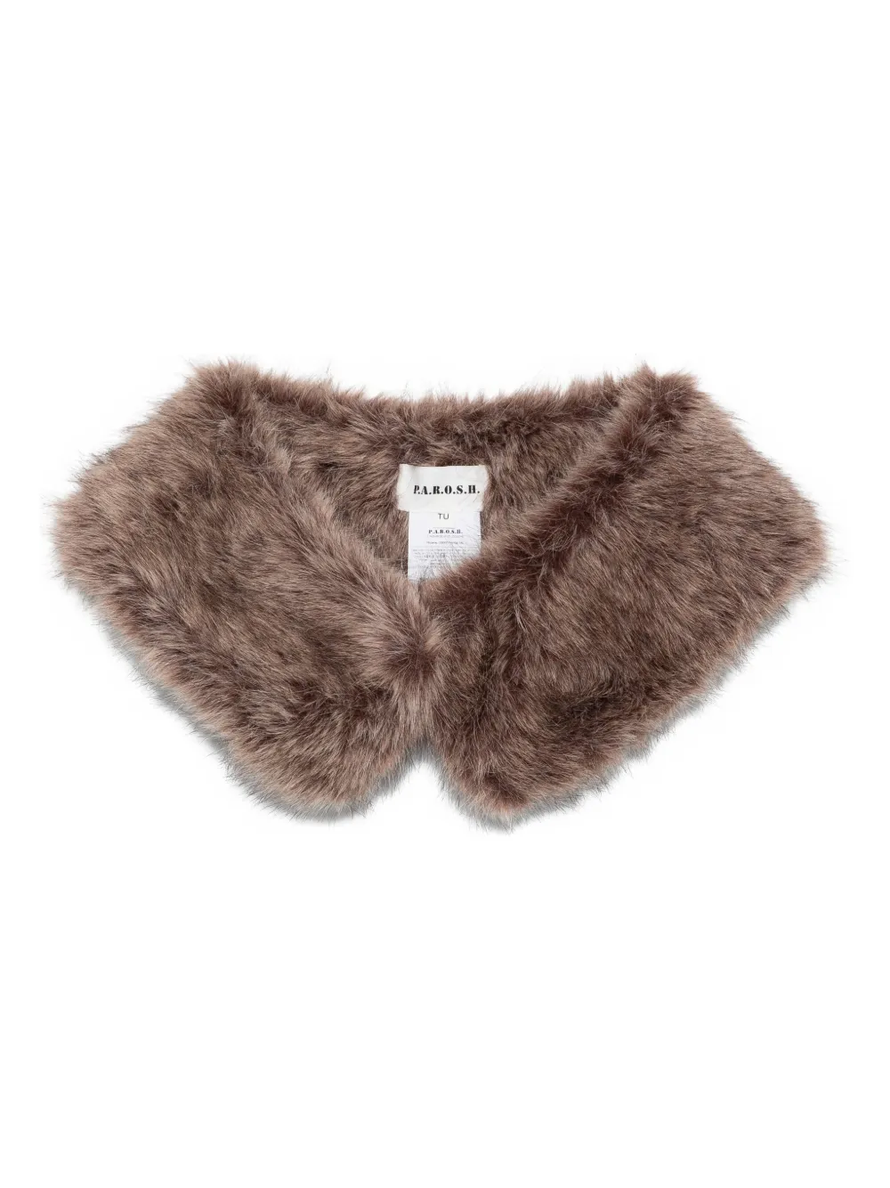 P.A.R.O.S.H. faux-fur scarf - Marrone