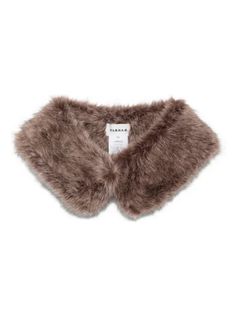 P.A.R.O.S.H. faux-fur scarf