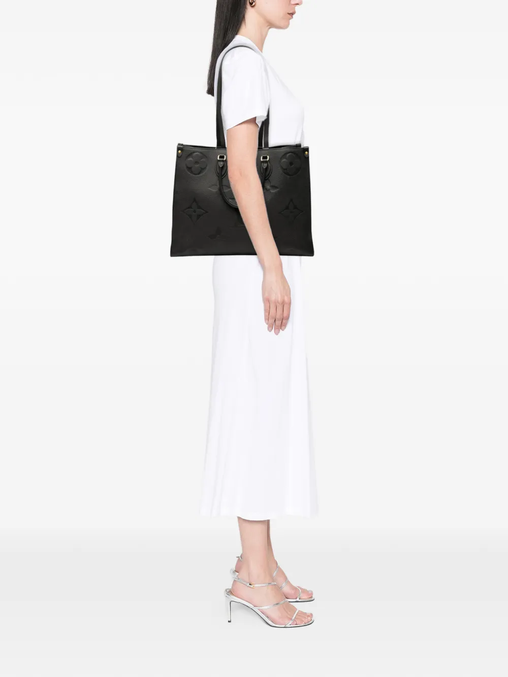 Louis Vuitton Pre-Owned 2020 Monogram Empreinte Onthego GM satchel | Pre-Owned | Image 2