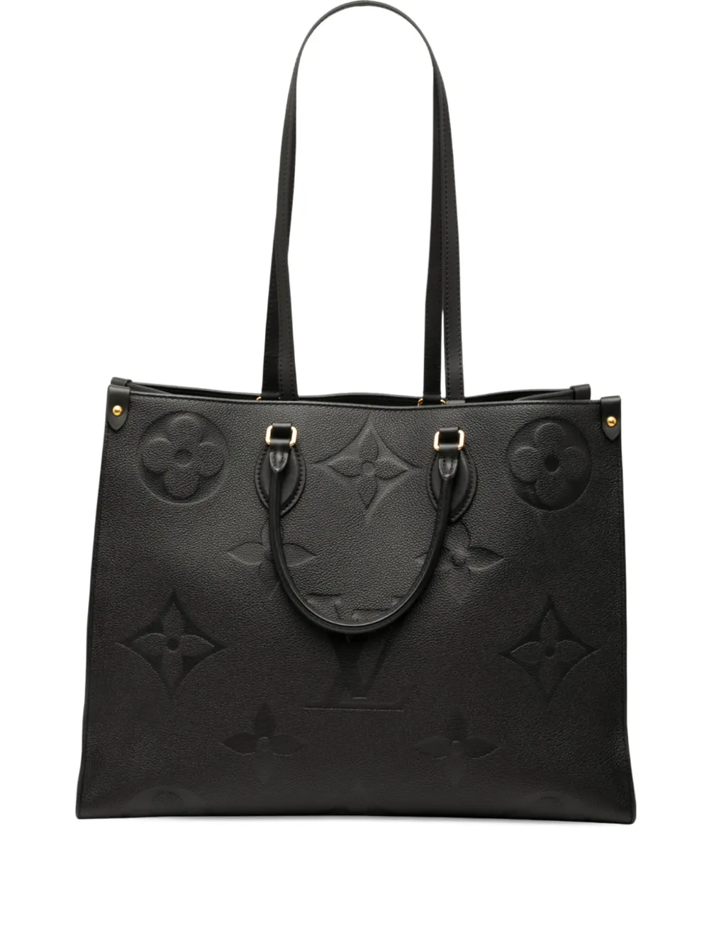 Louis Vuitton Pre-Owned 2020 Monogram Empreinte Onthego GM satchel | Black | Image 1