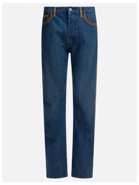 Miu Miu log-detail jeans