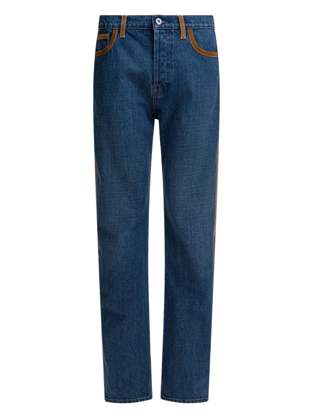 Miu Miu log-detail jeans | Blau | Image 1