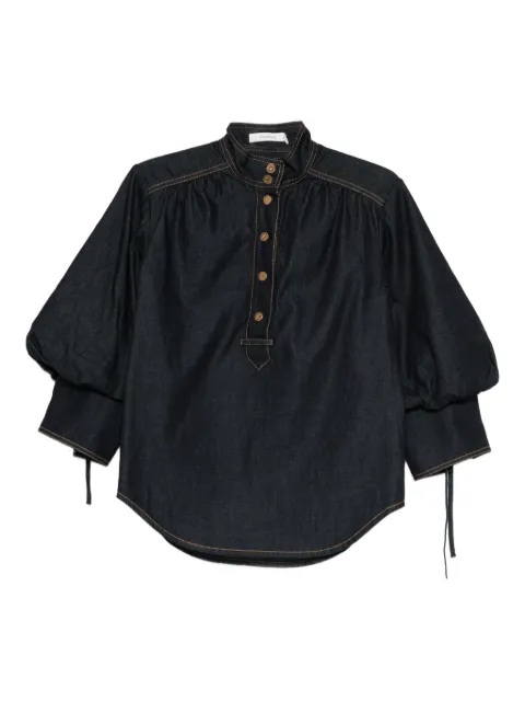 ZIMMERMANN bluse i bomuld med knapper