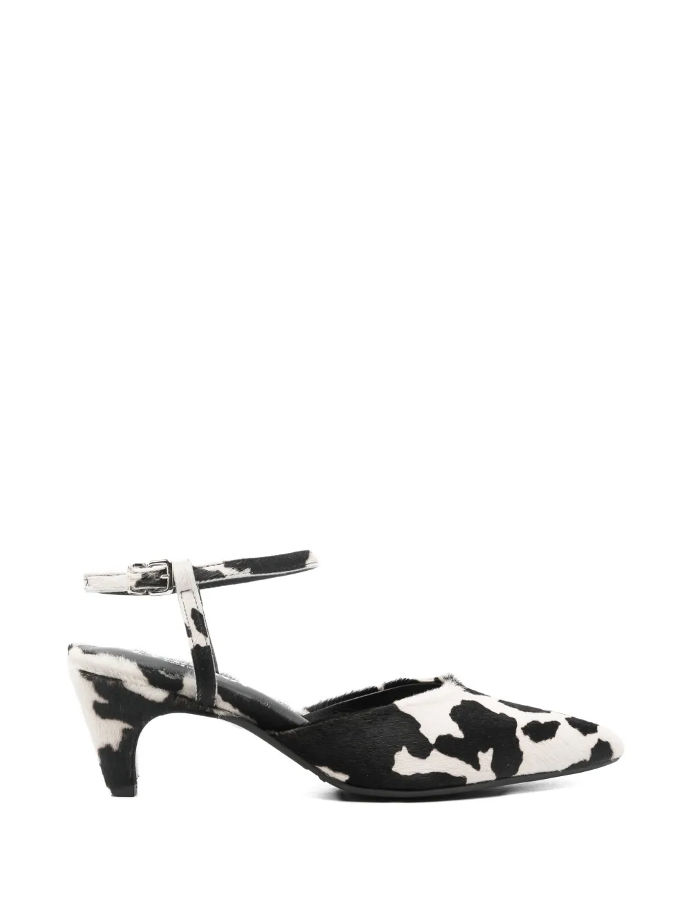 Evaluna animal-print ankle-strap pumps - Nero