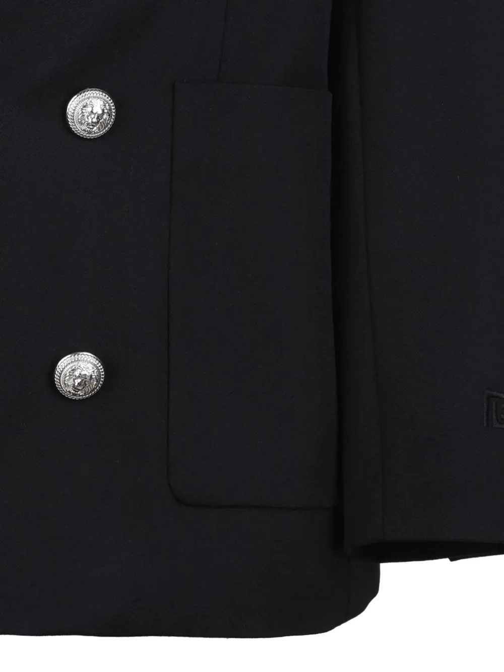 Balmain Blazer met dubbele rij knopen Zwart