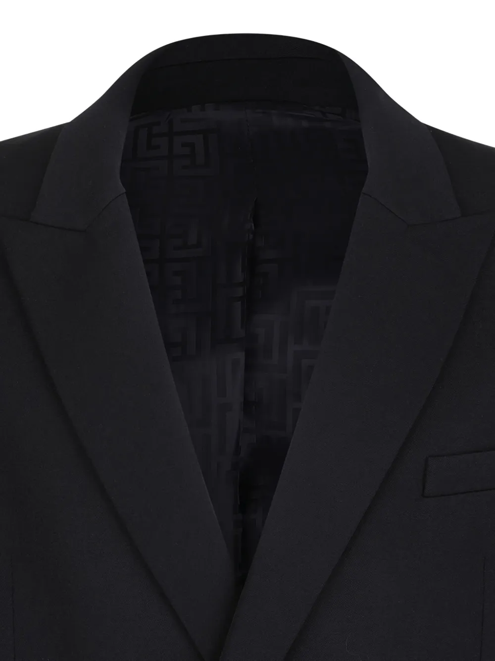 Balmain Blazer met dubbele rij knopen Zwart