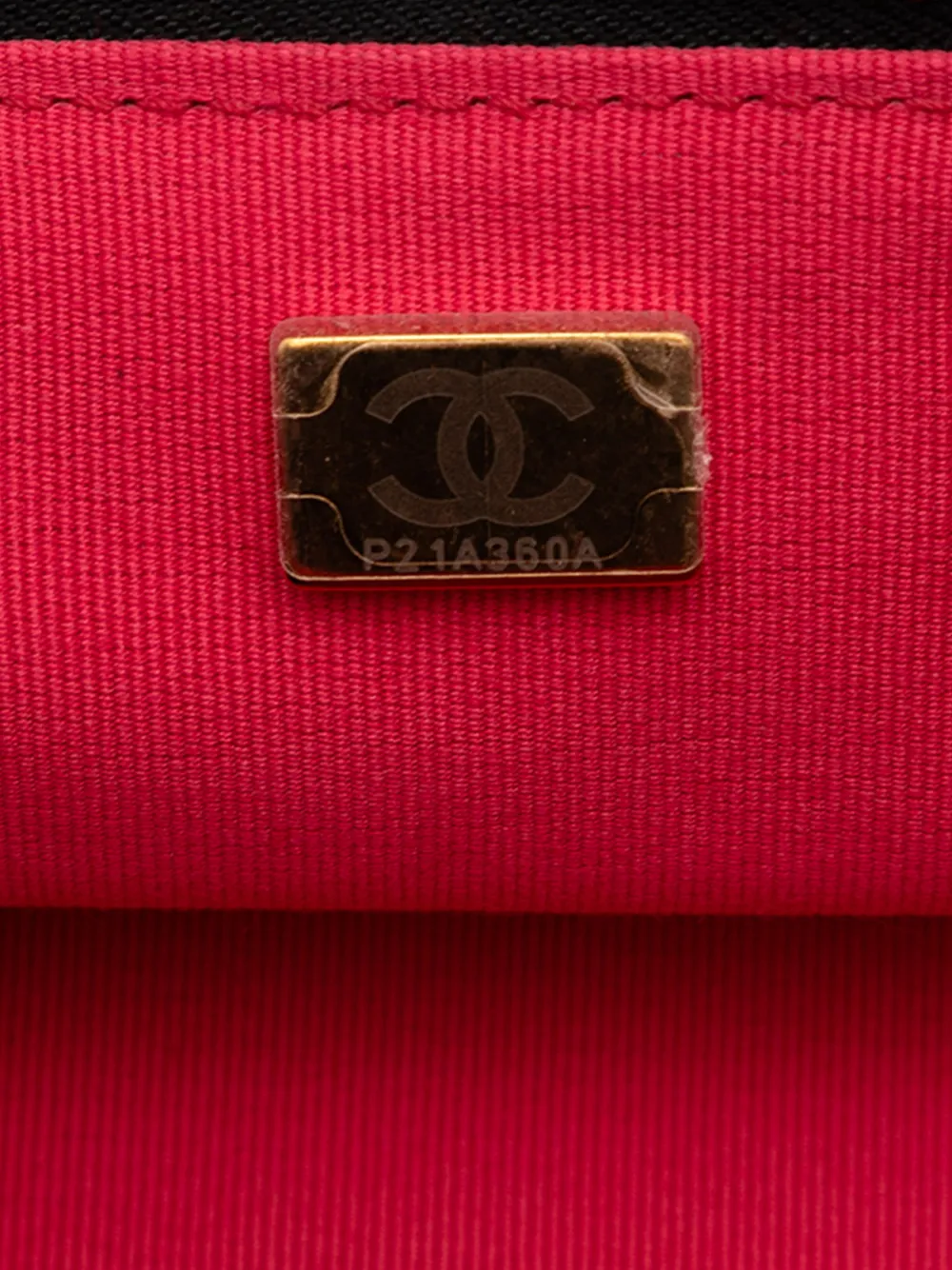 CHANEL Pre-owned 2021-2025 Cc Quilted Calfskin Chain Top Handle Vanity Case On Strap Satchel In Black