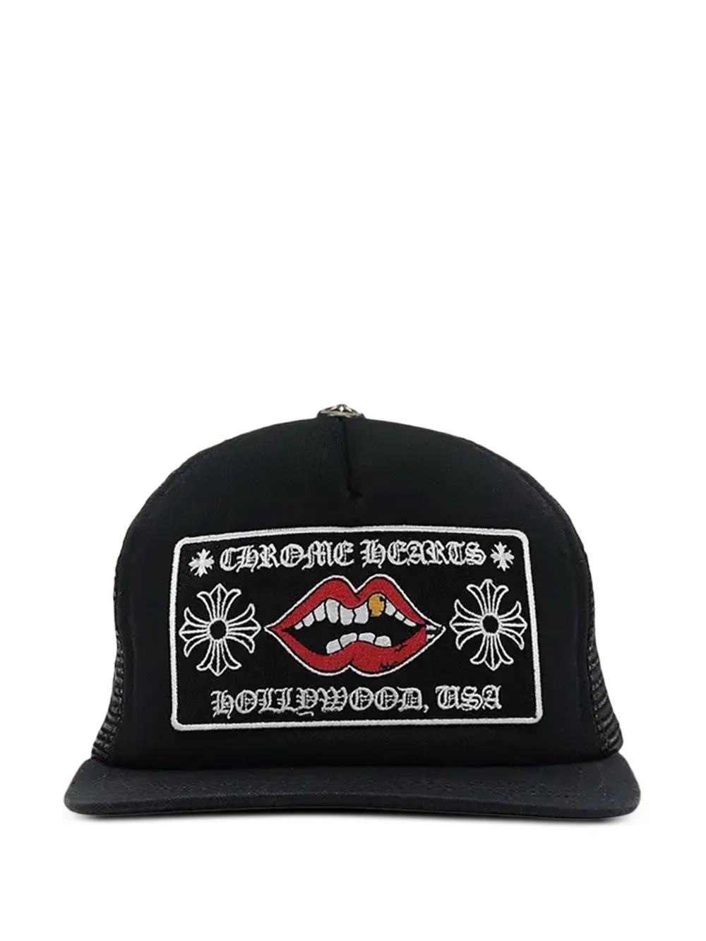 Chrome Hearts Chomper Hollywood baseball cap | Black | Image 1