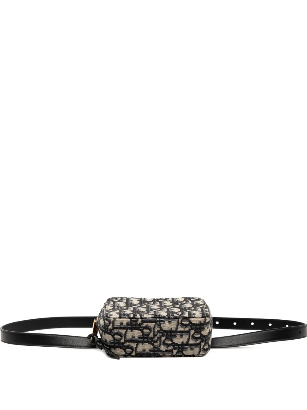 Pre-owned Dior 2020 Oblique Canvas Pouch Belt Bag In Blue