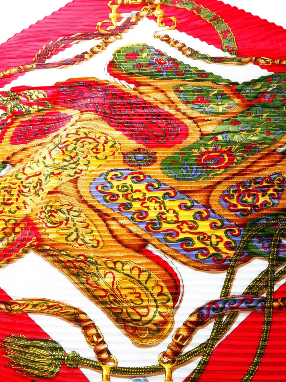 Pre-owned Hermes Kalle 围巾（2000年代典藏款） In Red