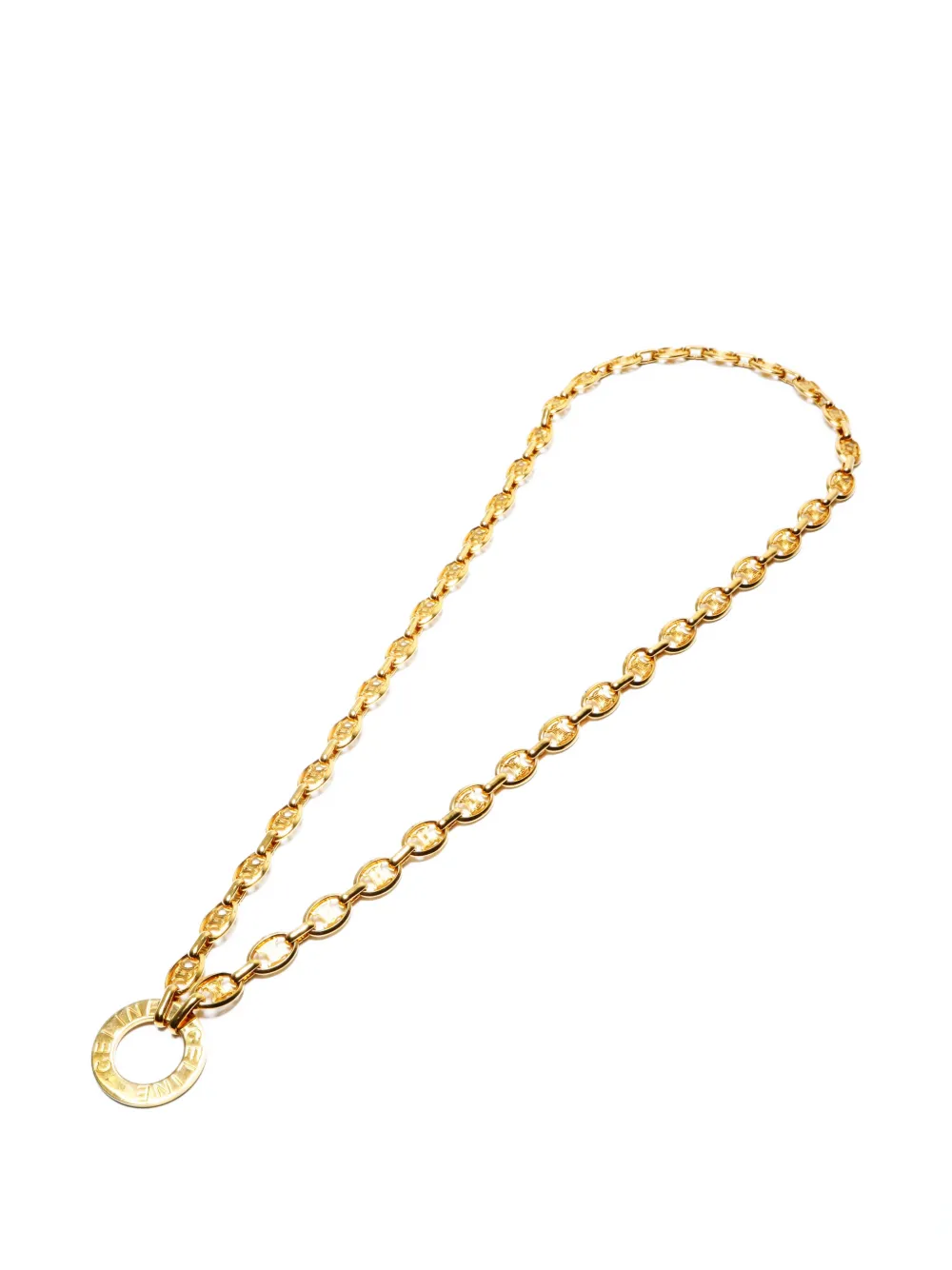 Celine Pre-Owned 1980-1990s Triomphe chain belt | Gold | Image 1