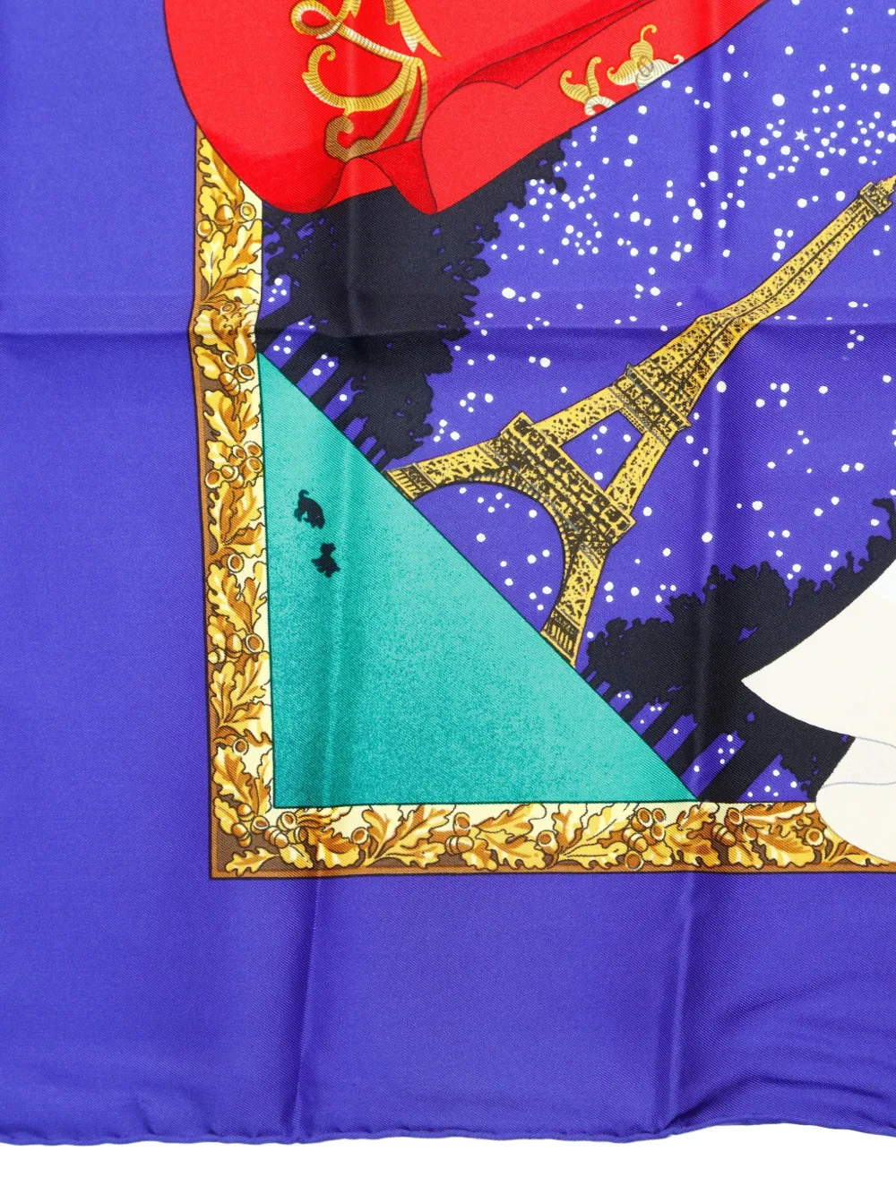 HERMES Pre-owned 1990-2000s Carré 90 Souvenirs De Paris Scarf In Purple