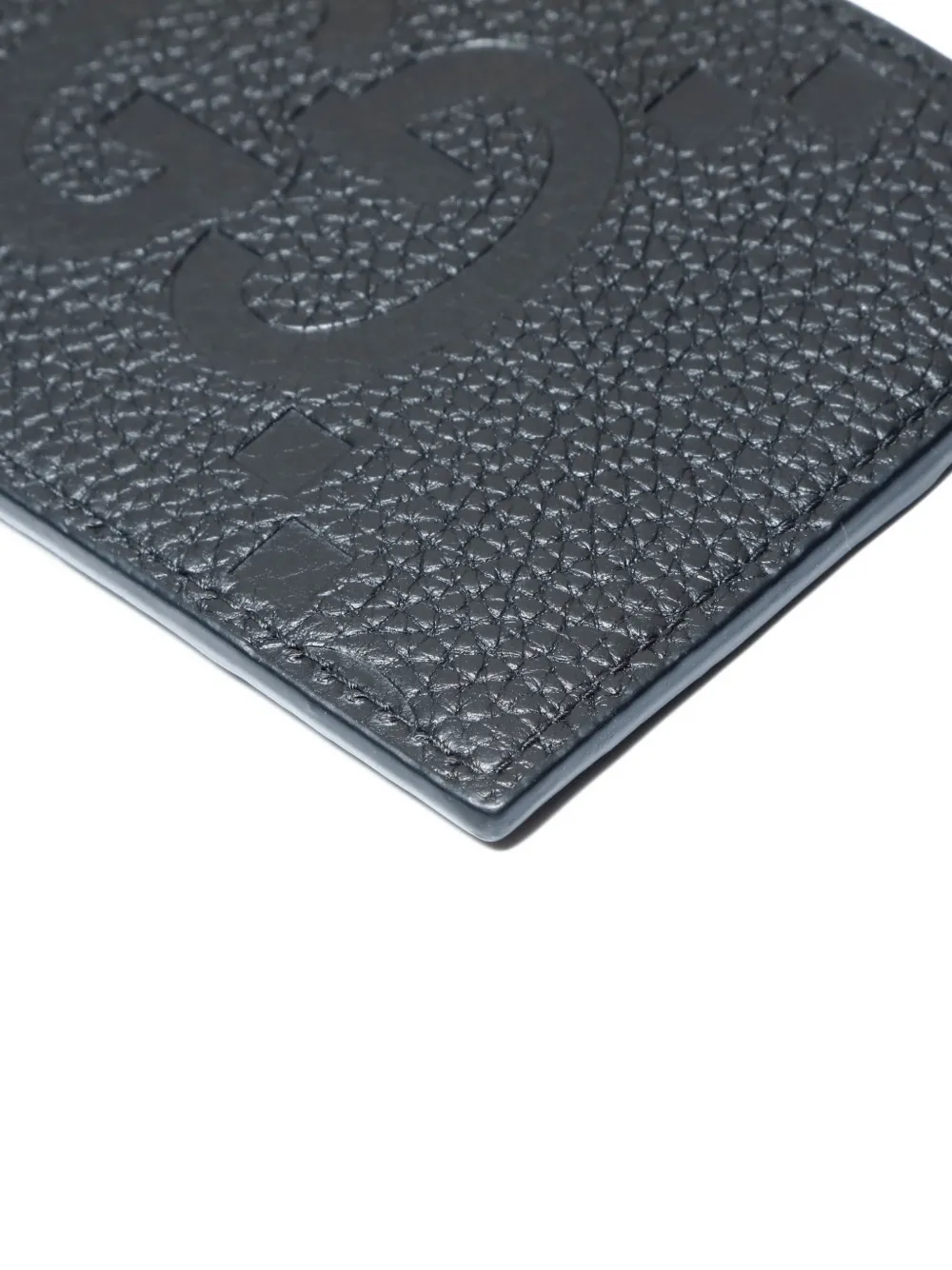 Pre-owned Gucci 2020-2025 Gg Cardholder In Black