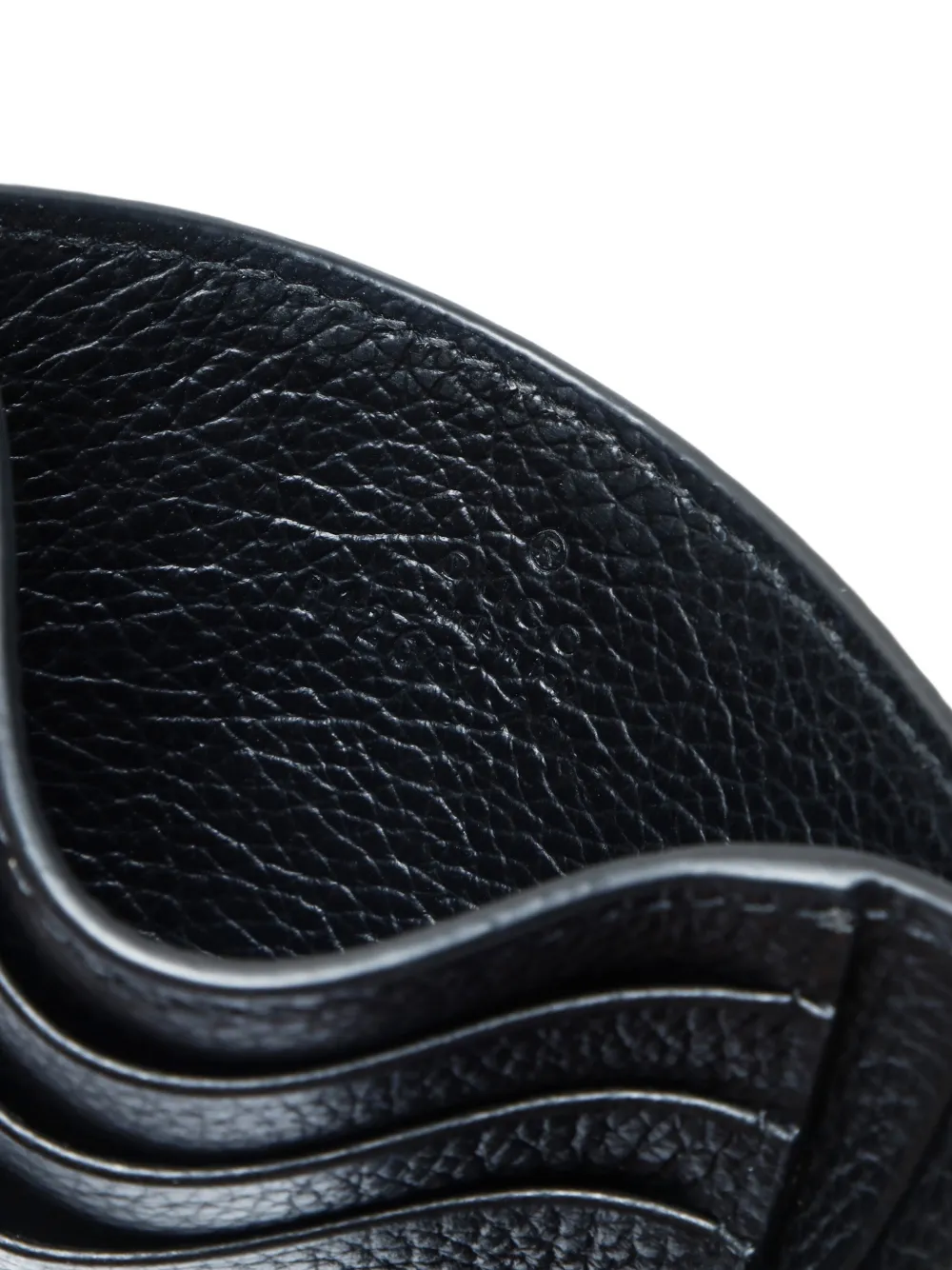 Pre-owned Gucci 2020-2025 Gg Cardholder In Black