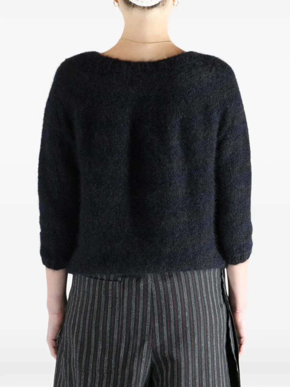 Daniela Gregis Round-neck Button-up Cardigan In Multi