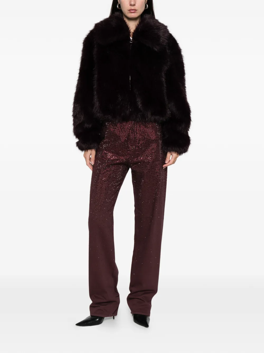 Golden Goose sequin-embellished jeans - Paars